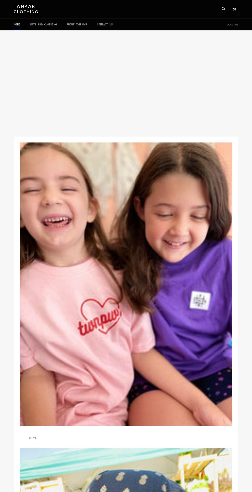 twnpwrclothing.com shopify website screenshot