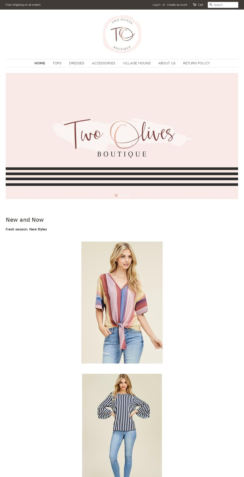 two-olives.com — Shopify storefront screenshot