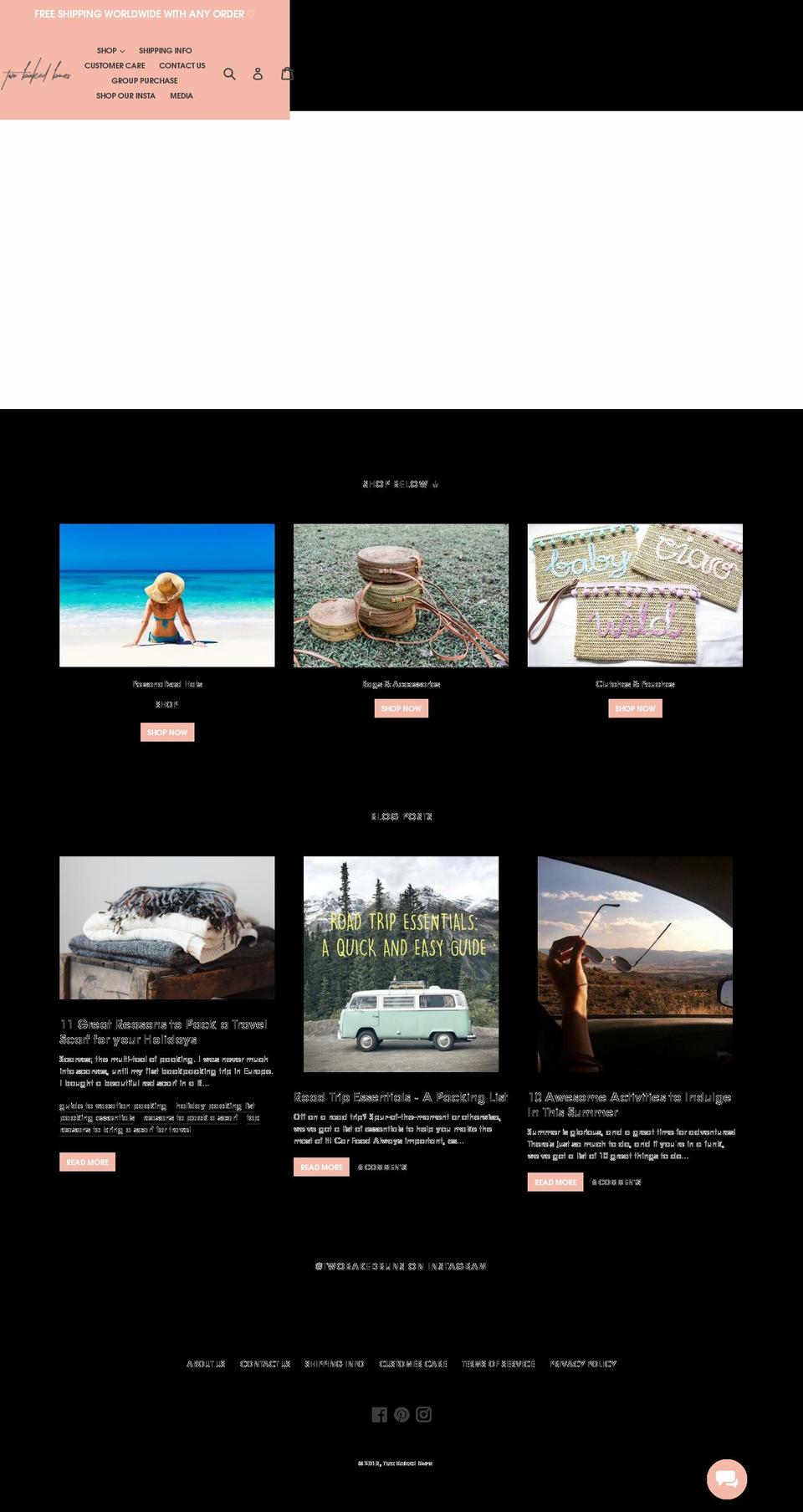 twobakedbuns.myshopify.com — Shopify storefront screenshot