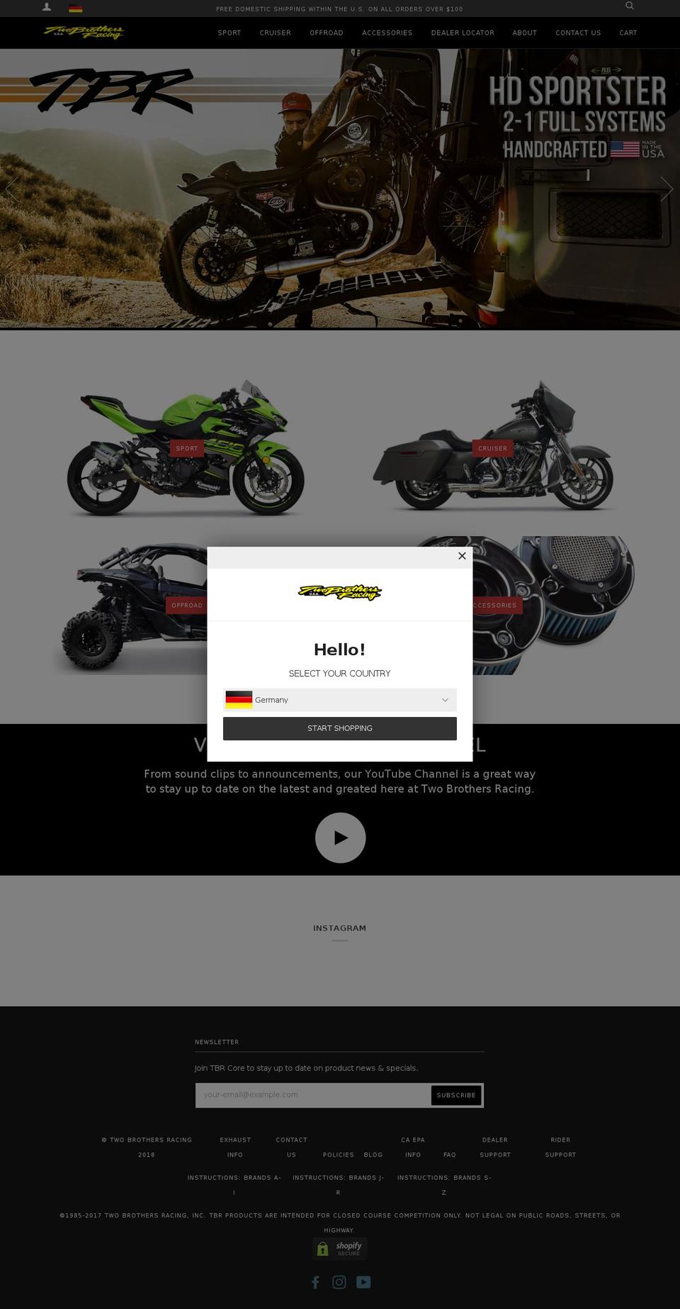 twobros.org shopify website screenshot