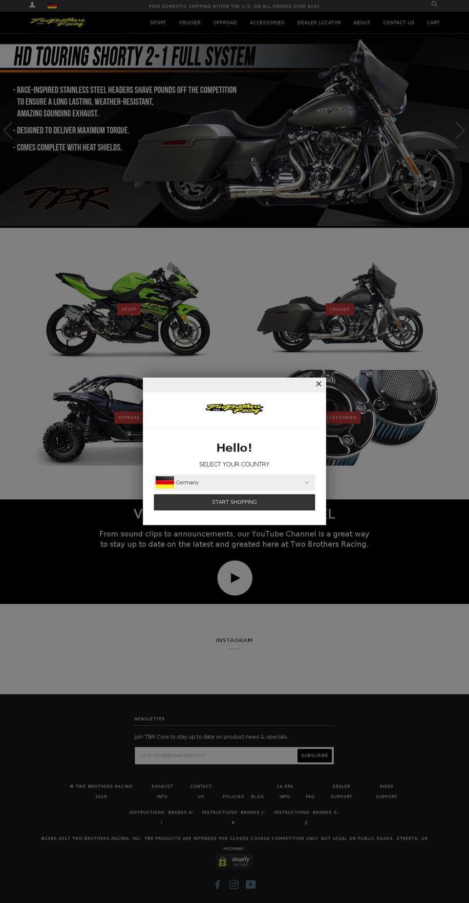 twobrothers.com — Shopify storefront screenshot