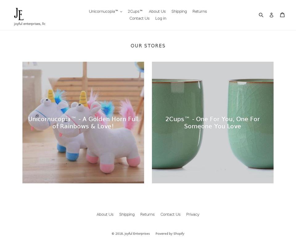 twocups.us shopify website screenshot