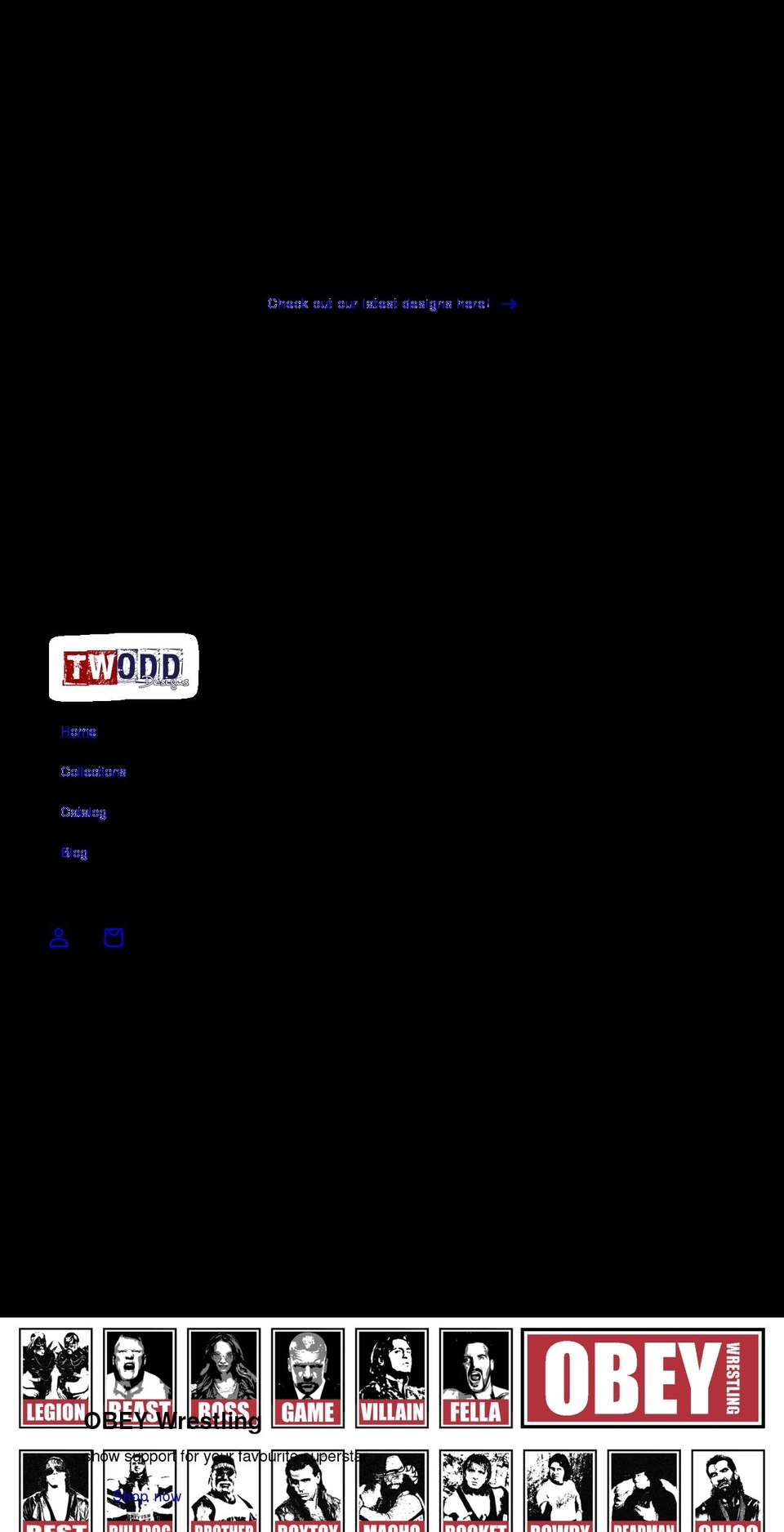 twodd-designs.com shopify website screenshot