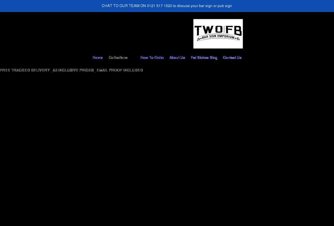 twofb.com shopify website screenshot