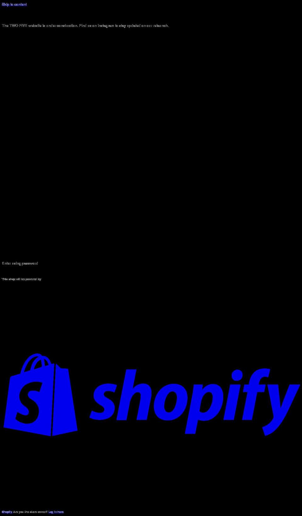 twofivefootwear.com shopify website screenshot