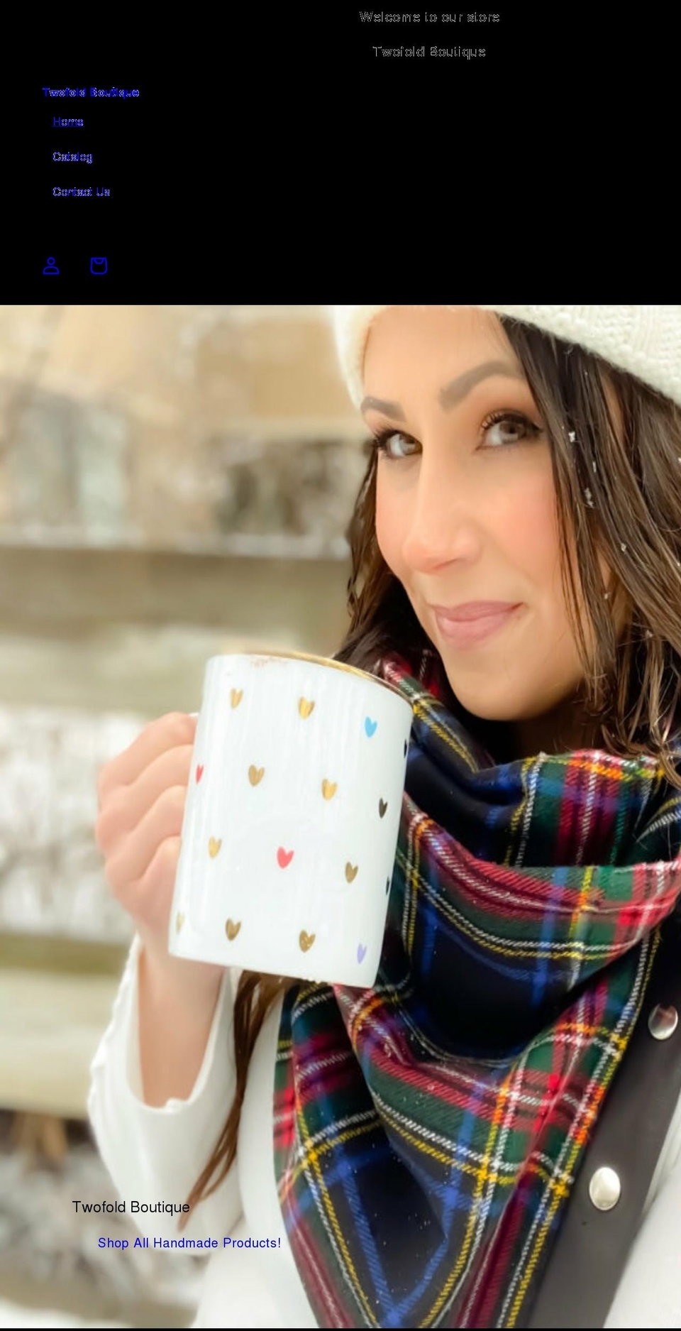 twofoldboutique.com shopify website screenshot