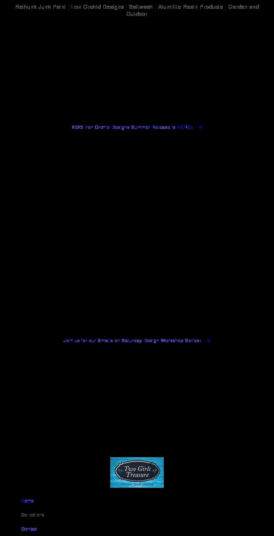 twogirlstreasure.com shopify website screenshot