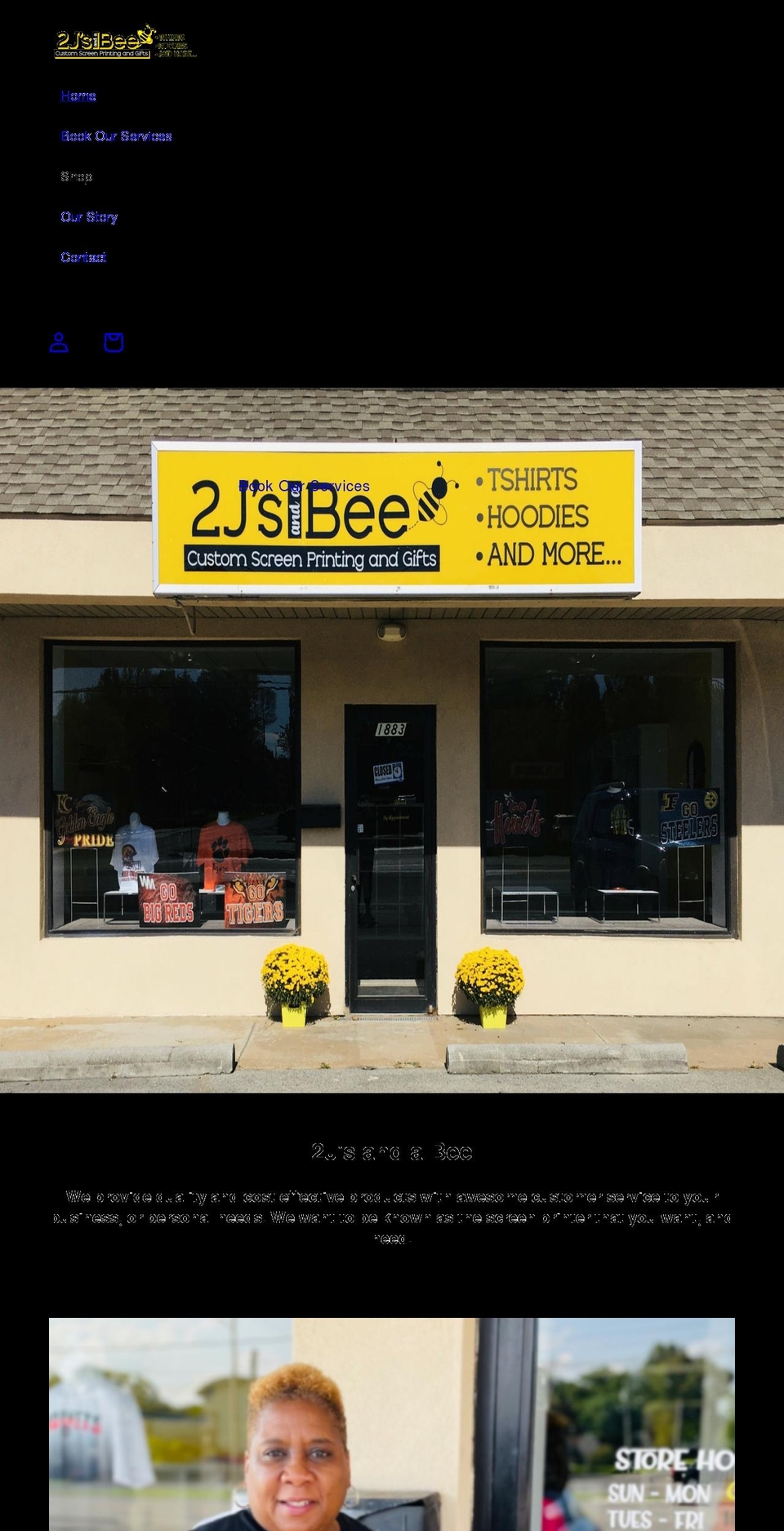 twojsandabee.com shopify website screenshot