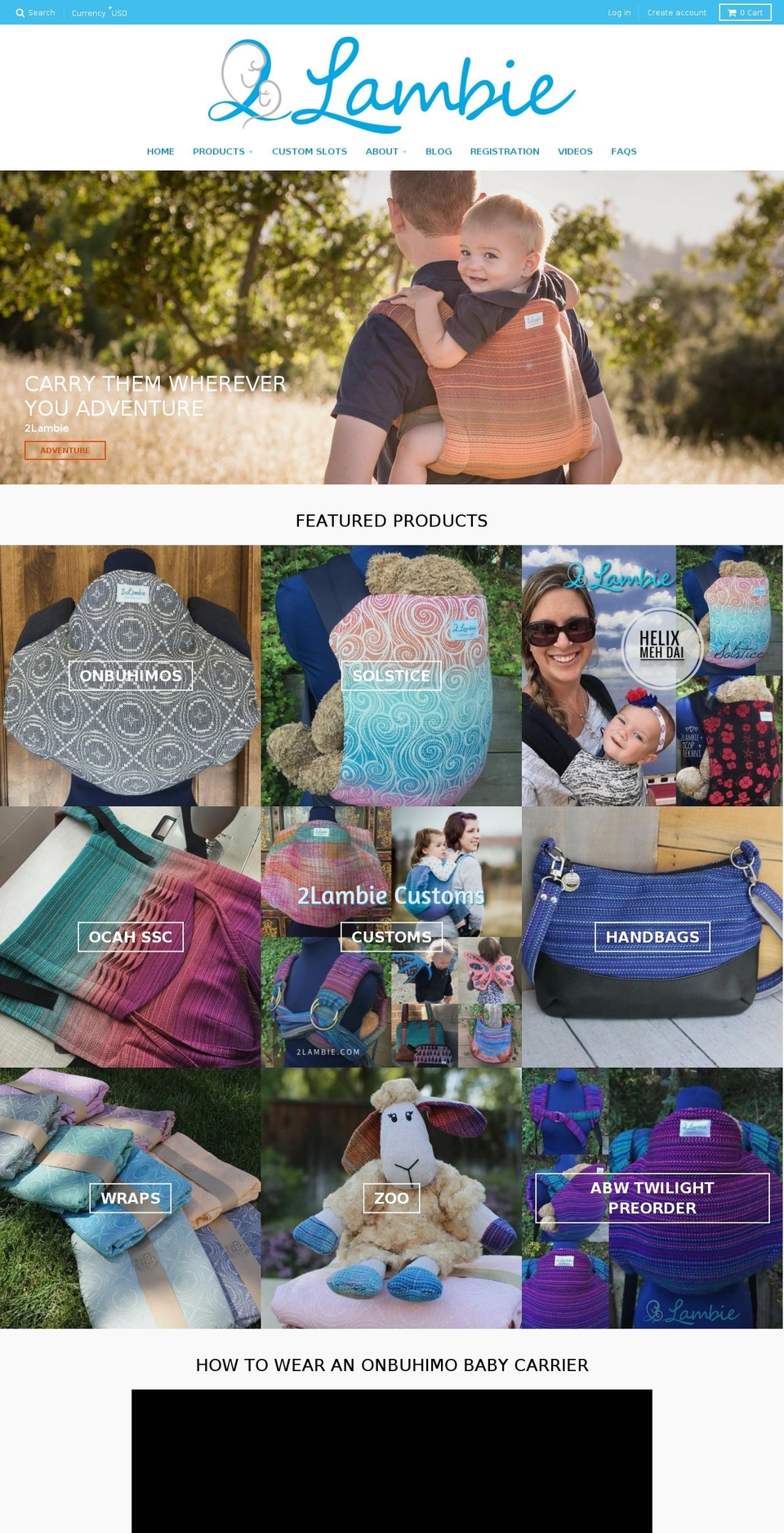 twolamby.com — Shopify storefront screenshot