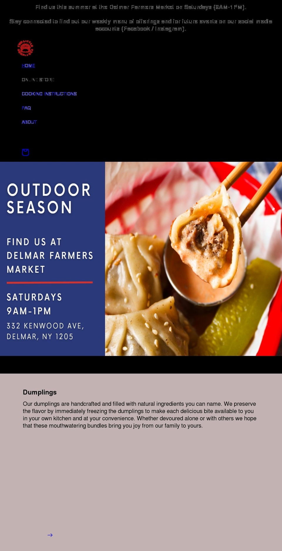 twolittledumplings.com shopify website screenshot