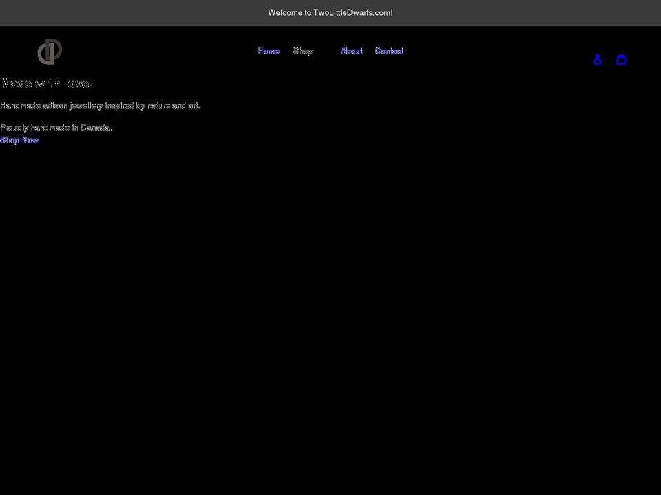 twolittledwarfs.com shopify website screenshot