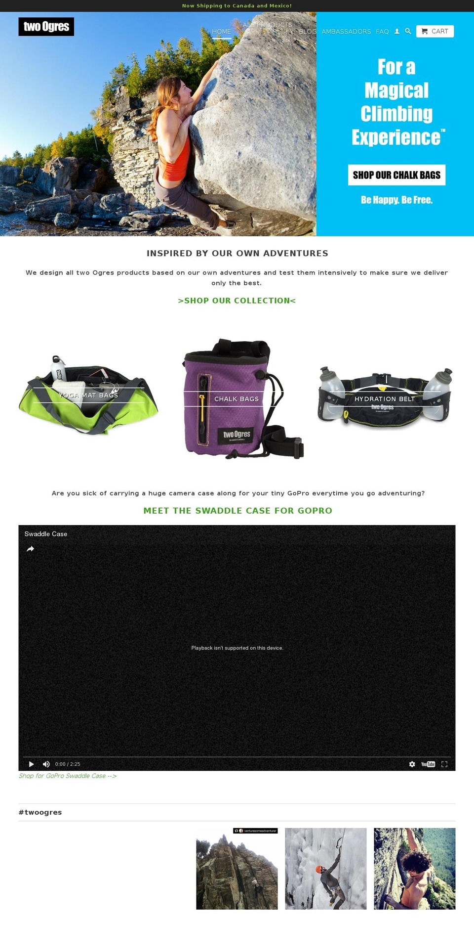 twoogres.com shopify website screenshot