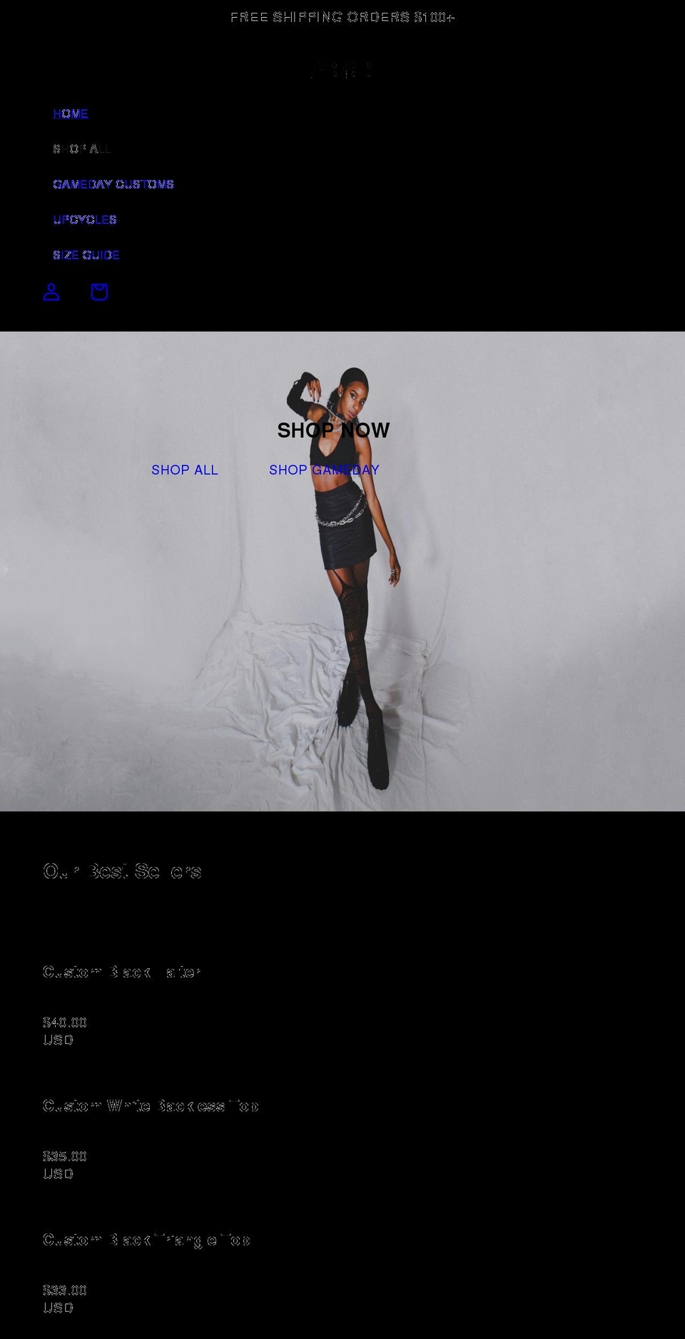 twosidedapparel.com shopify website screenshot