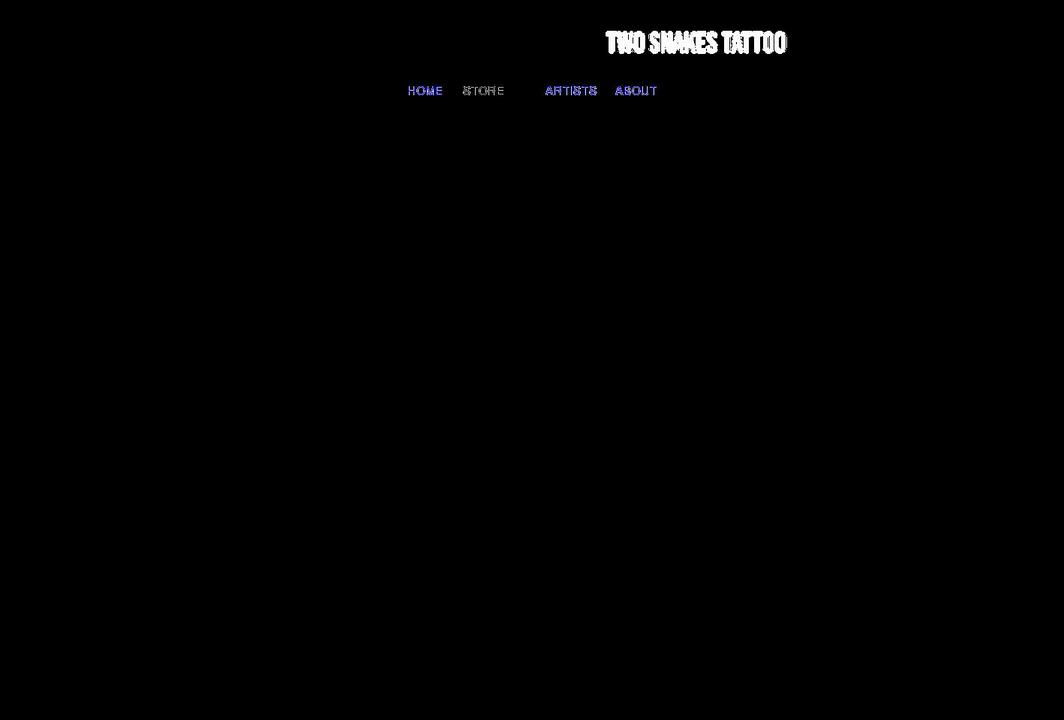 twosnakestattoo.com shopify website screenshot