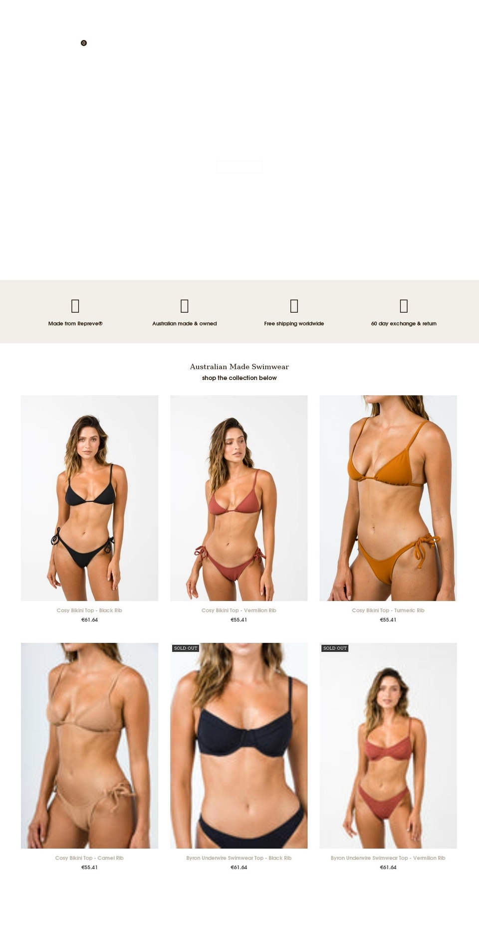 twosparrow.com.au shopify website screenshot