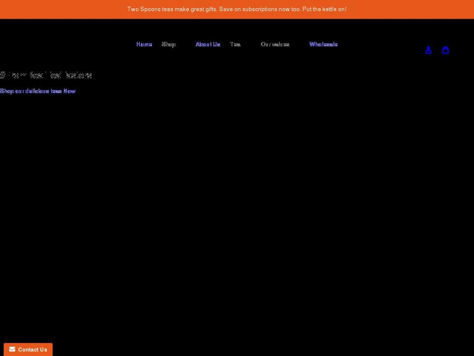 twospoons.co.uk shopify website screenshot
