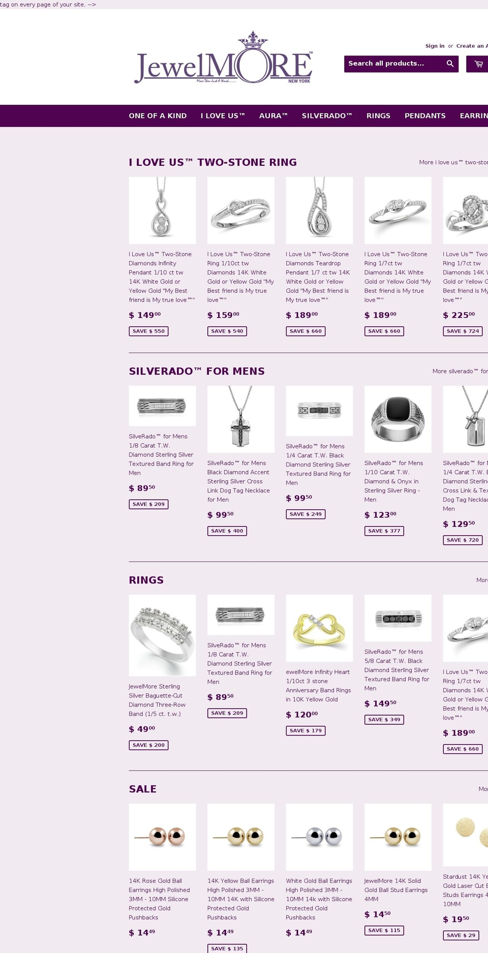 twostonediamonds.com shopify website screenshot