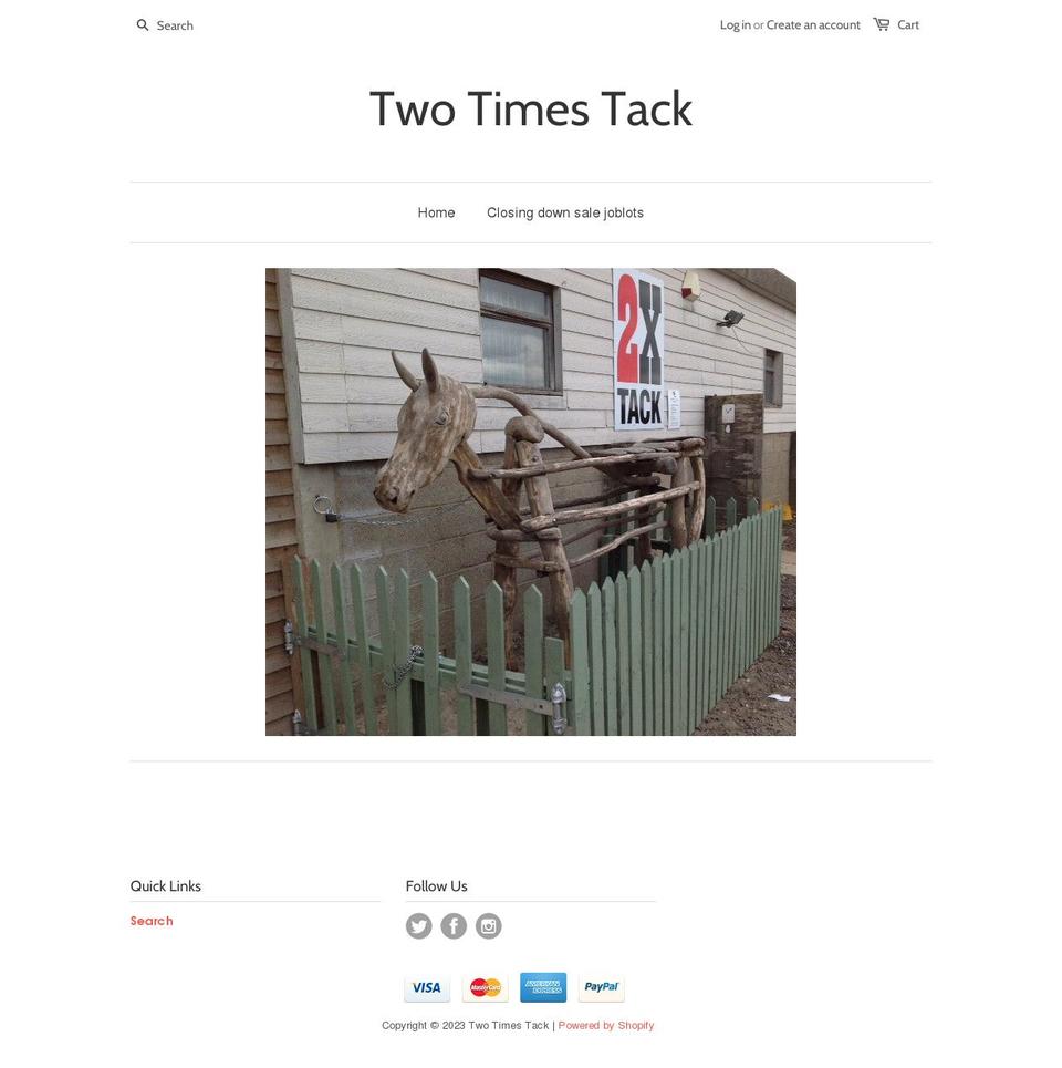 twotimestackshop.co.uk shopify website screenshot