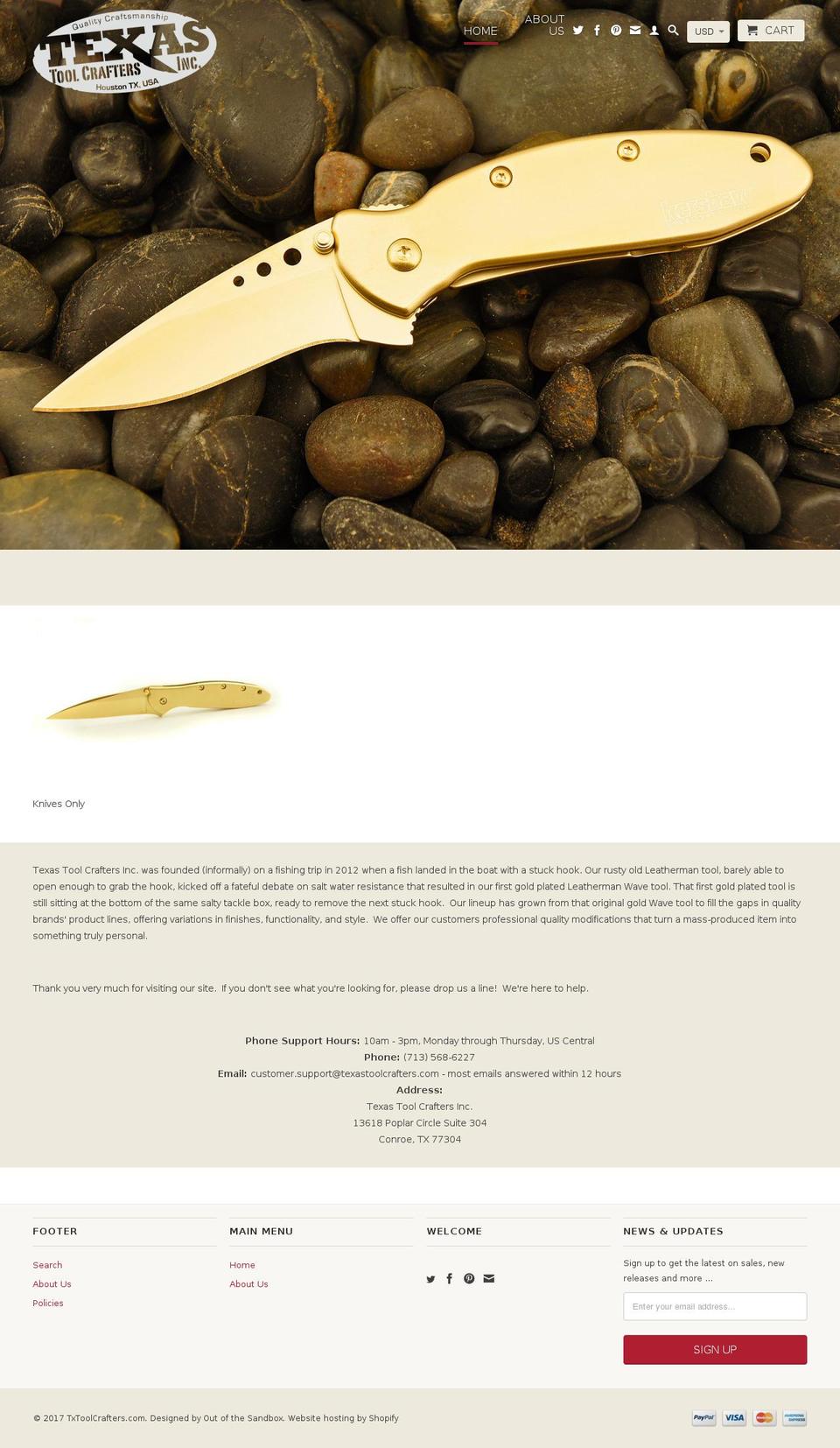 txtcrafters.com shopify website screenshot