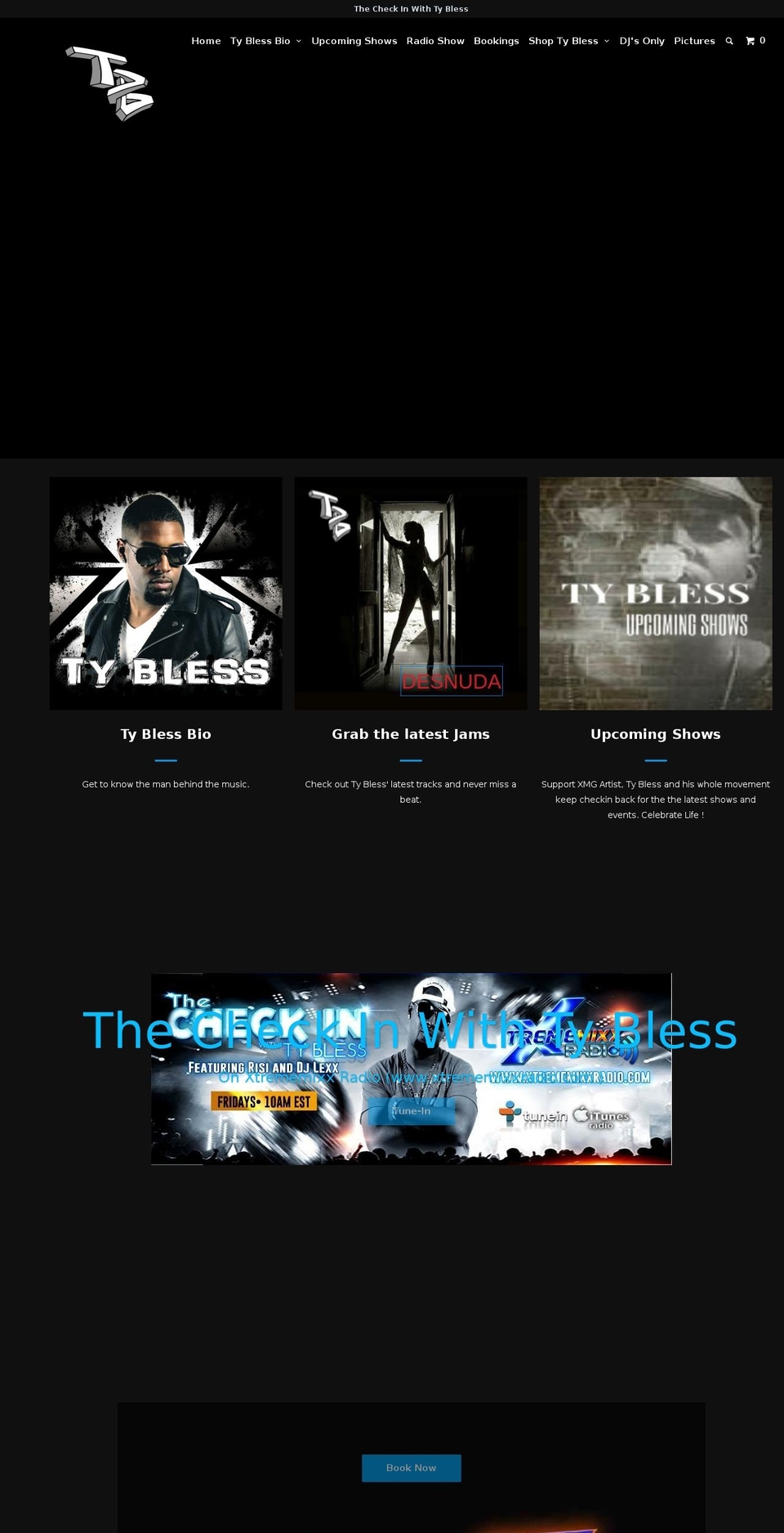 tybless.com — Shopify storefront screenshot
