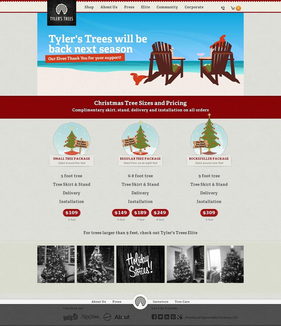 tylerstrees.com shopify website screenshot