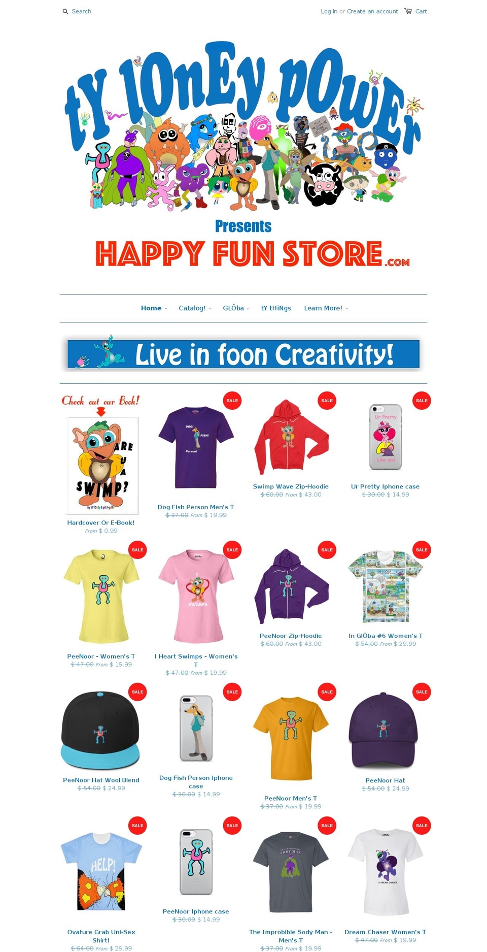 tyloneystore.com shopify website screenshot