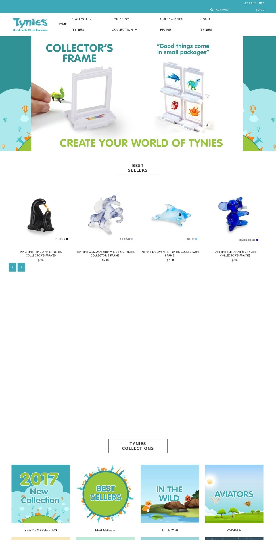 Khue Experiments with Tynies Theme Shopify theme site example tynei.com