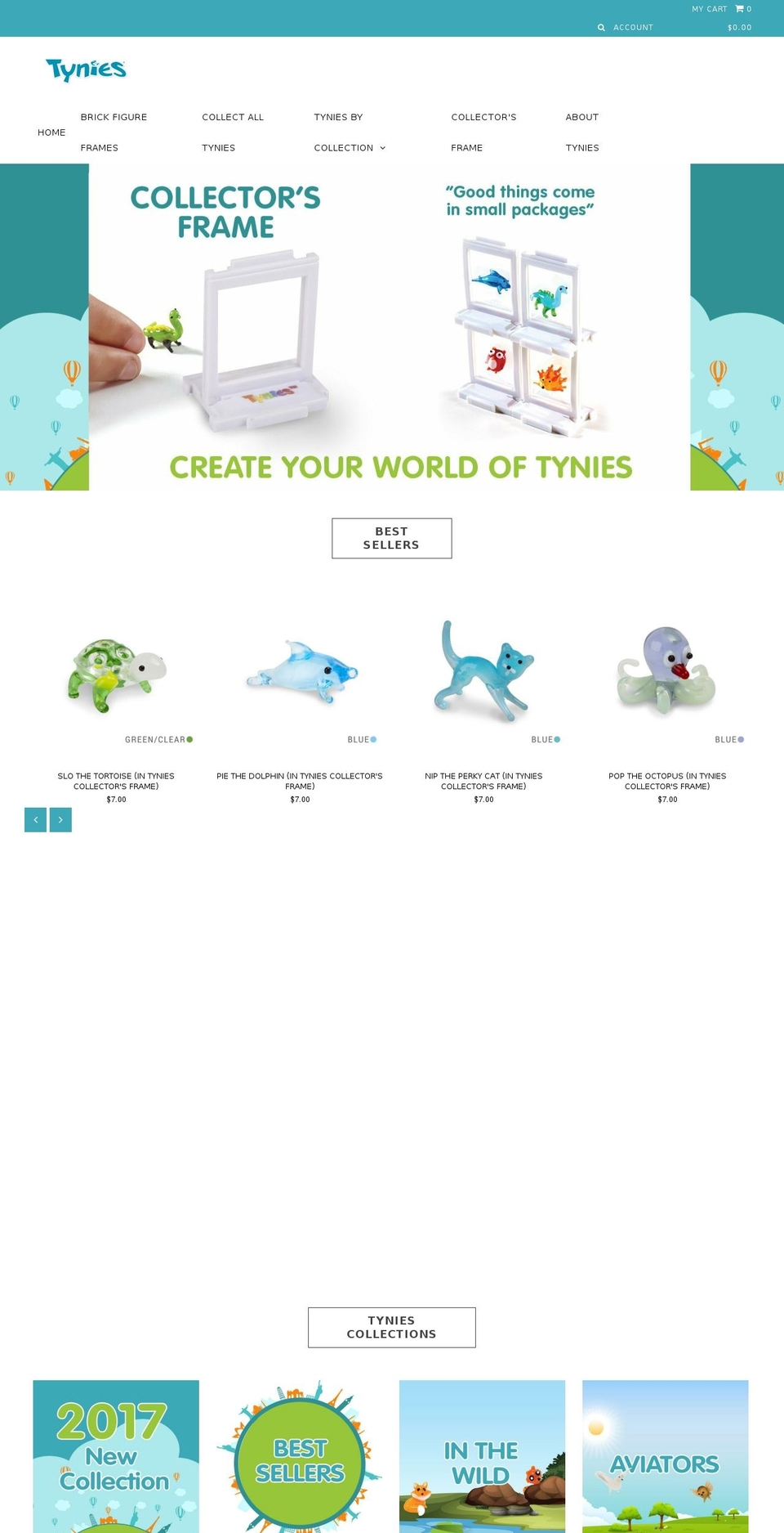 Tynies Theme Shopify theme site example tynies.net