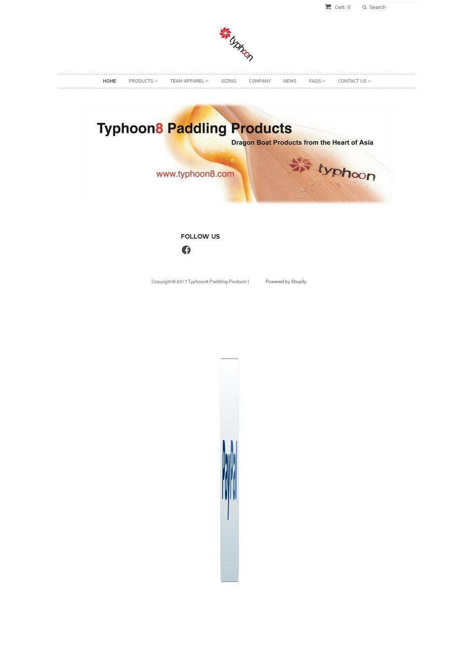 typhoon8.com shopify website screenshot