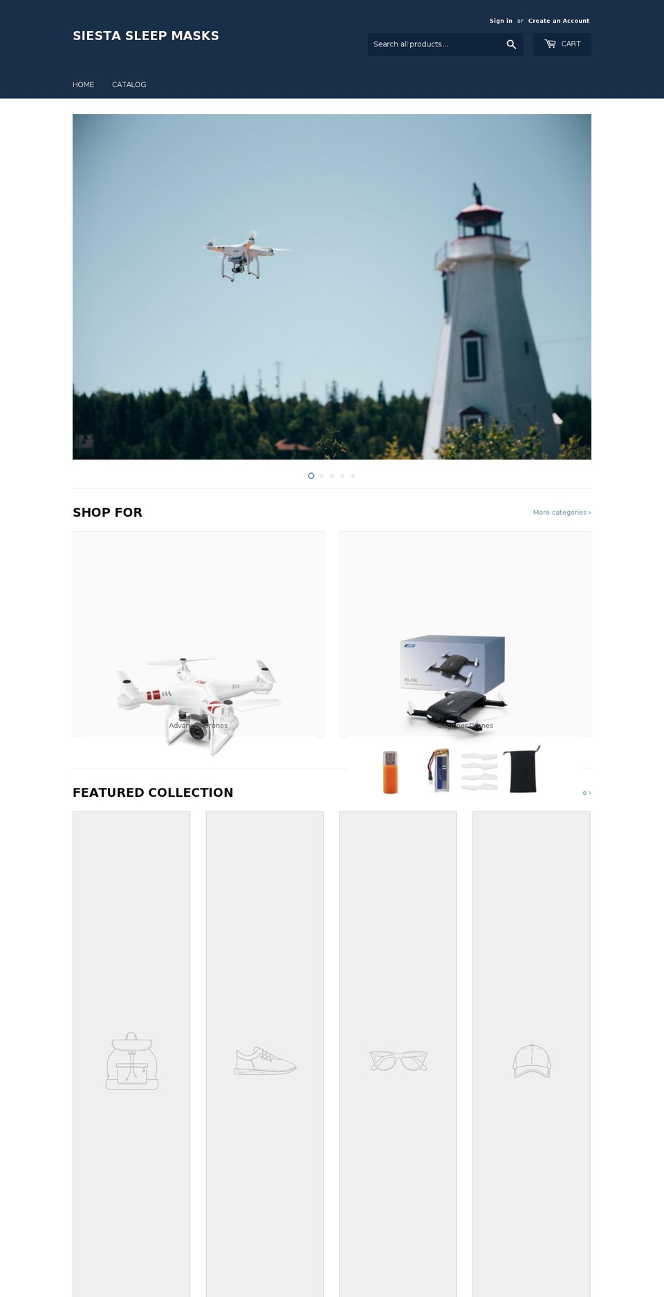 typhoondrones.com — Shopify storefront screenshot