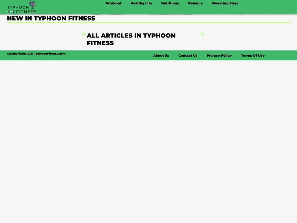 typhoonfitness.com — Shopify storefront screenshot