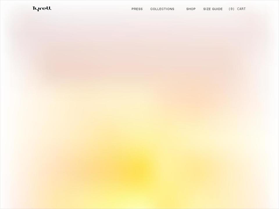 tyrell.shop shopify website screenshot
