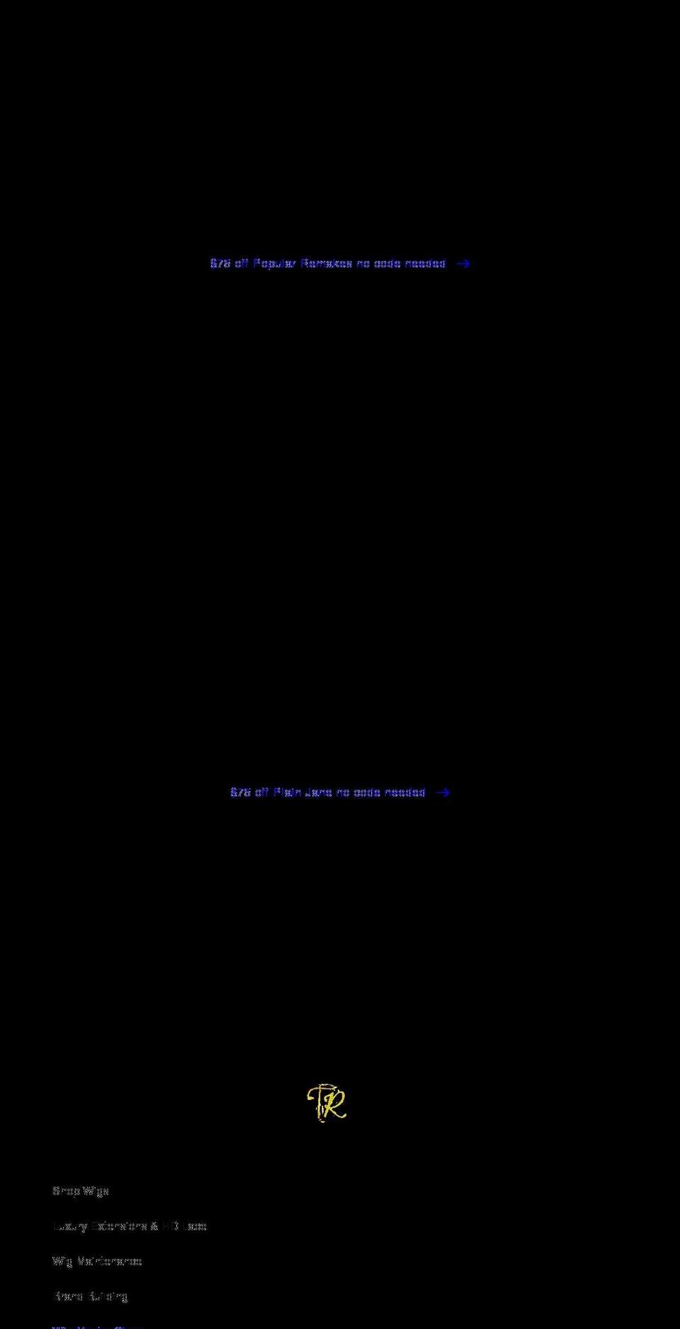 tyrochellecollection.com shopify website screenshot