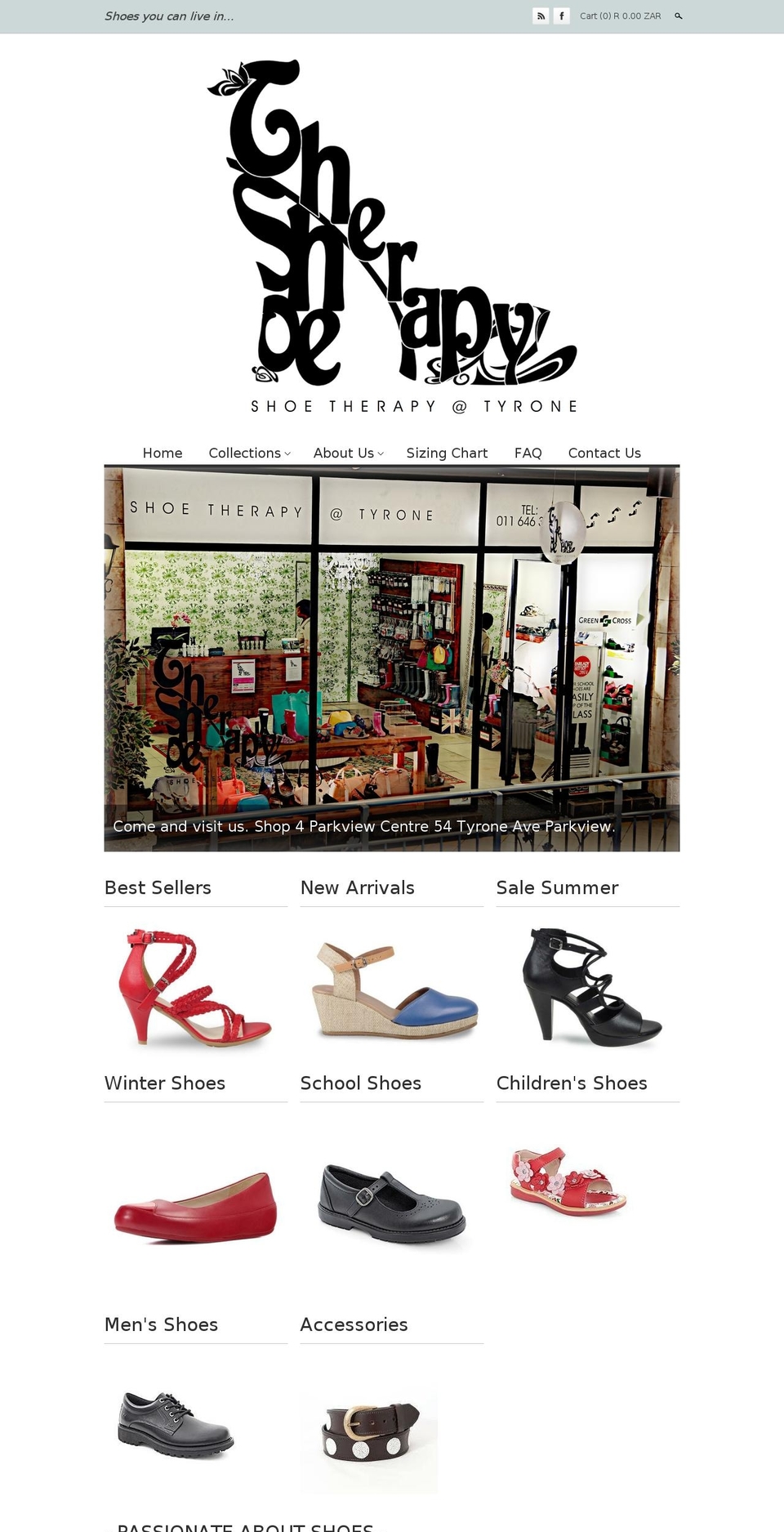 tyroneshoetherapy.com shopify website screenshot