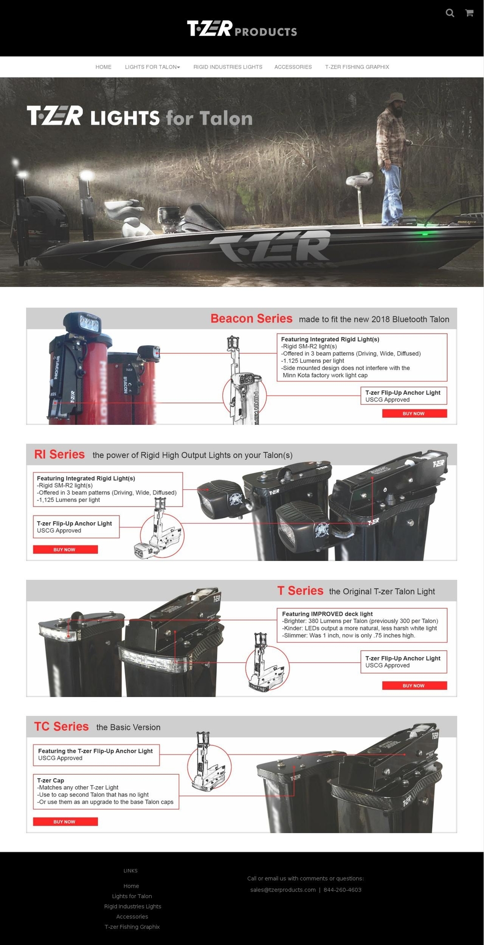 tzerstickers.com — Shopify storefront screenshot