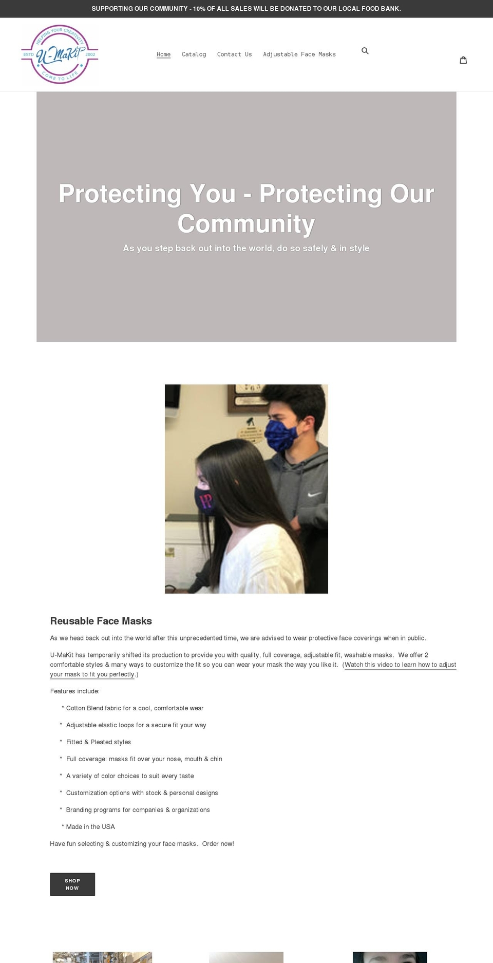 u-makit.com shopify website screenshot
