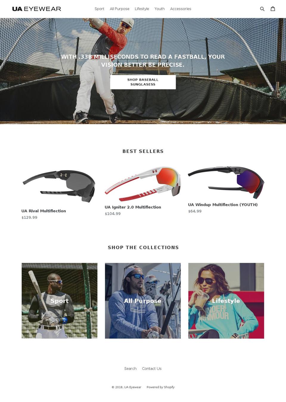 uaeyewearpro.com — Shopify storefront screenshot