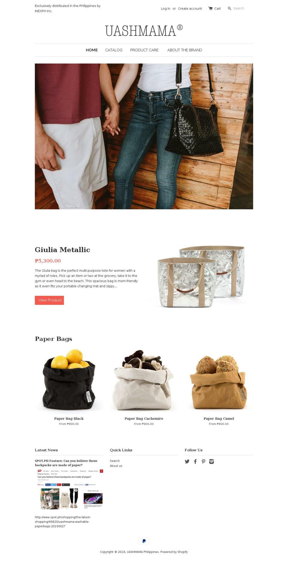 uash-it.com shopify website screenshot