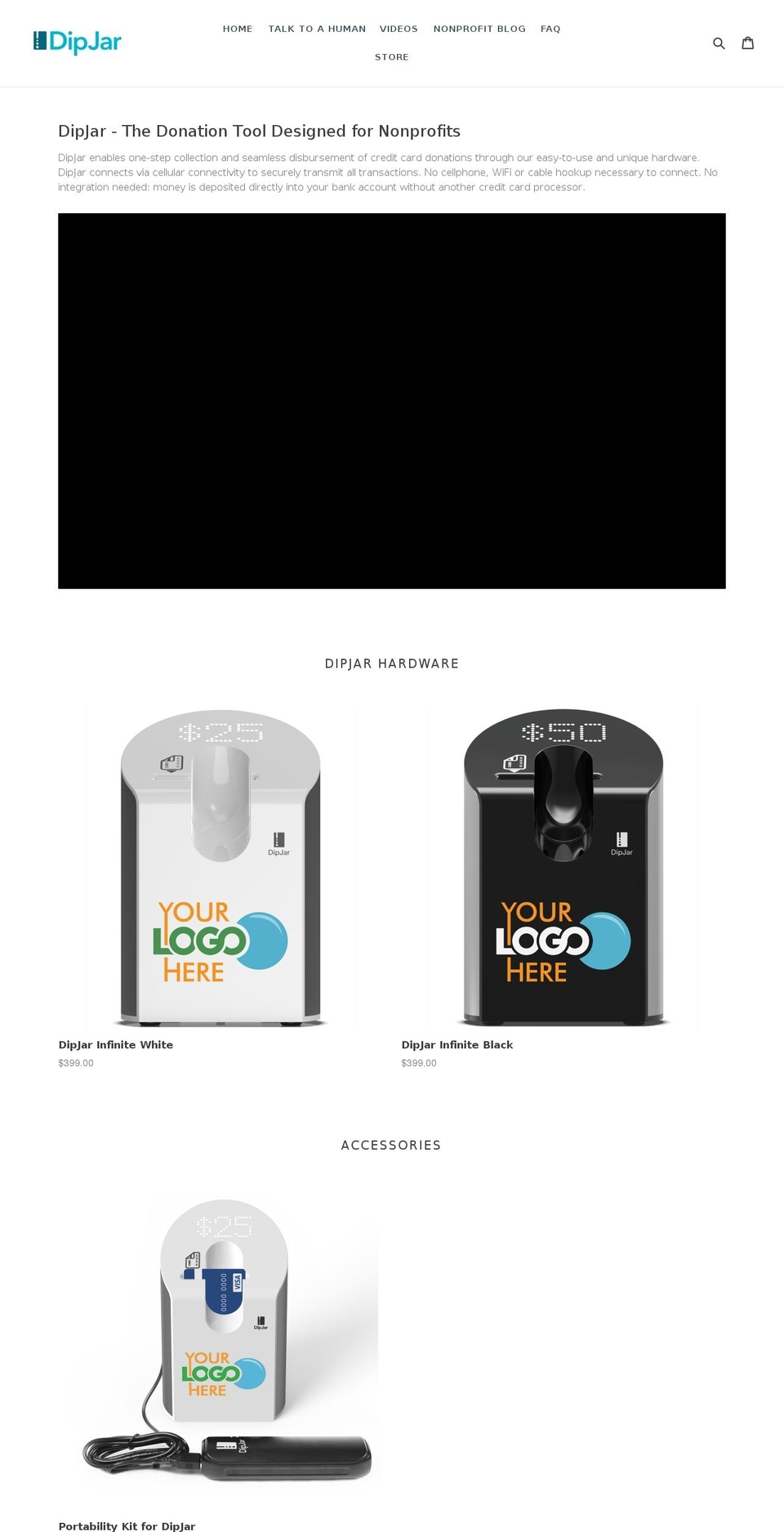uberdipjar.com — Shopify storefront screenshot