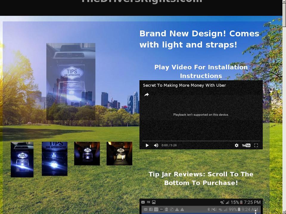 uberdriverstore.com shopify website screenshot