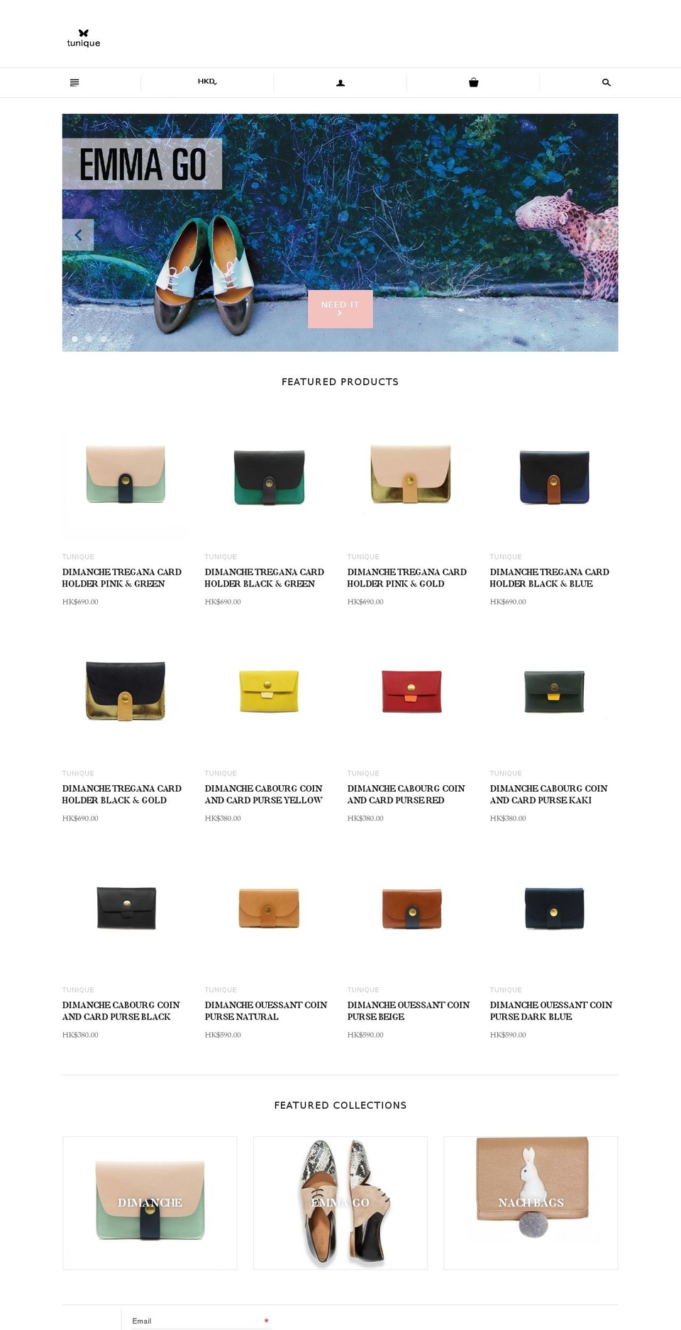ubertunique.com shopify website screenshot