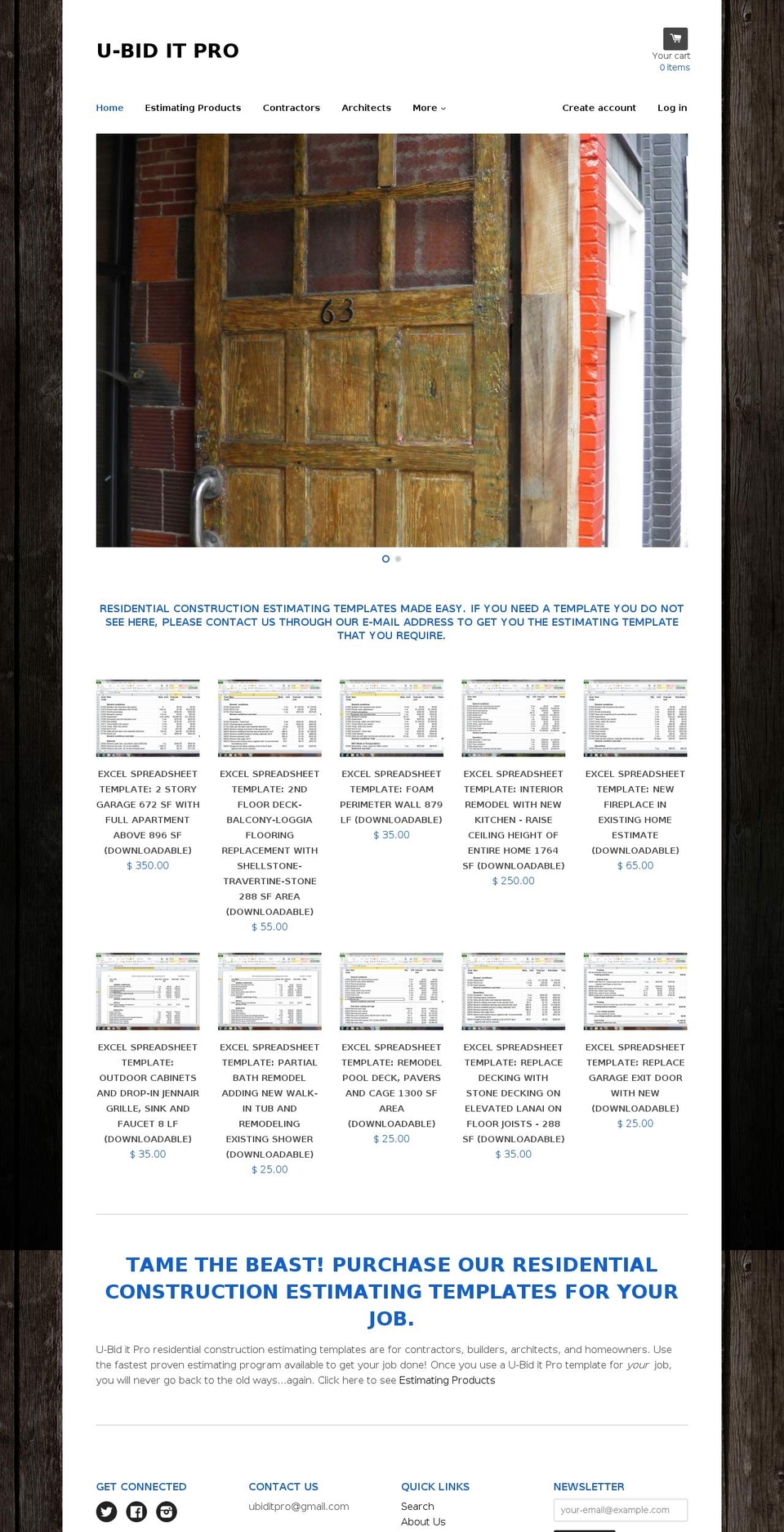 ubiditpro.com — Shopify storefront screenshot