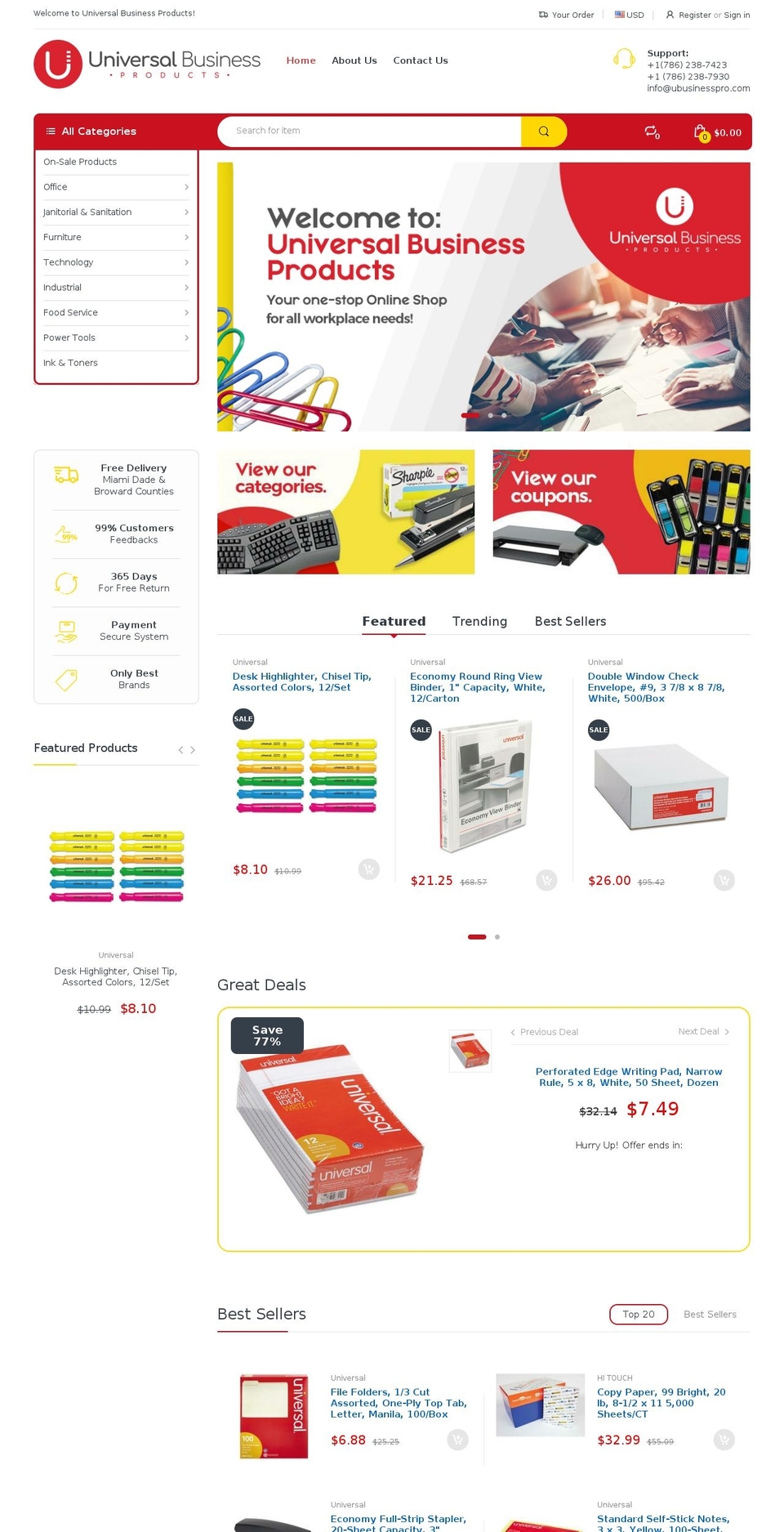 ubusinesspro.com — Shopify storefront screenshot
