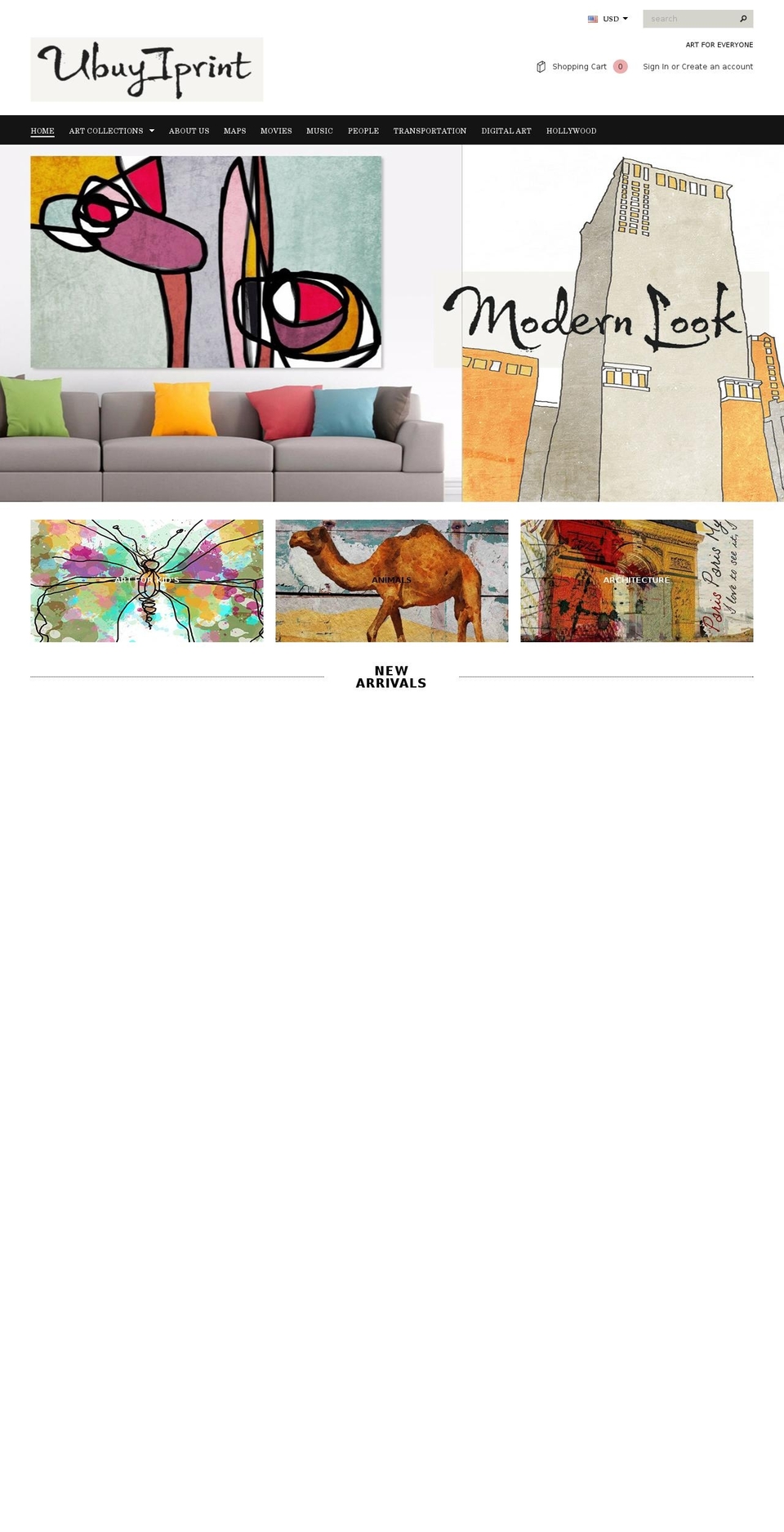 ubuyiprint.com shopify website screenshot
