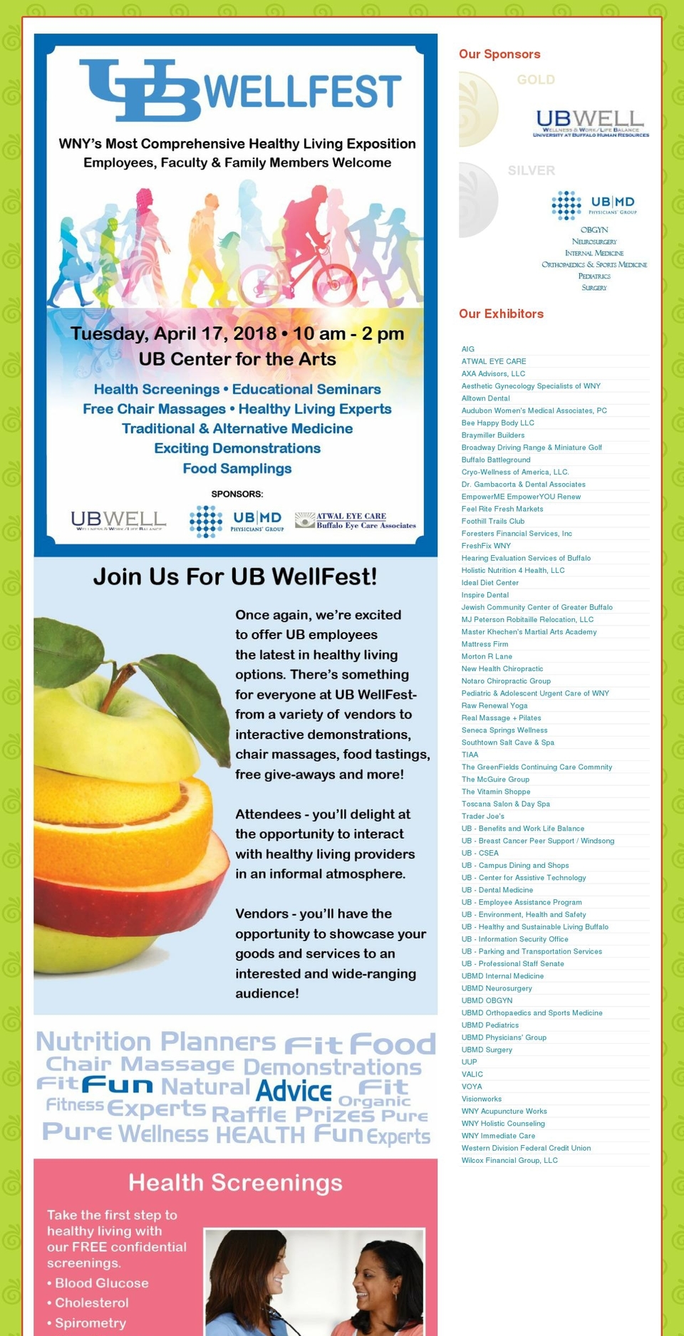 Harmony Expos Shopify theme site example ubwellfest.com