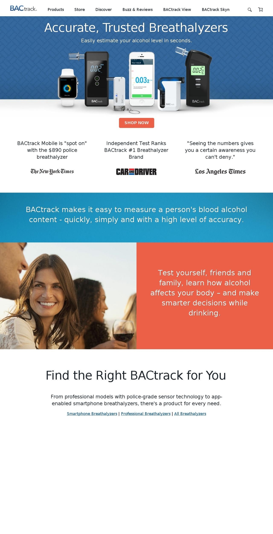 Bactrack (Fuel Made) 3.5 Shopify theme site example ucfbreathalyzers.com