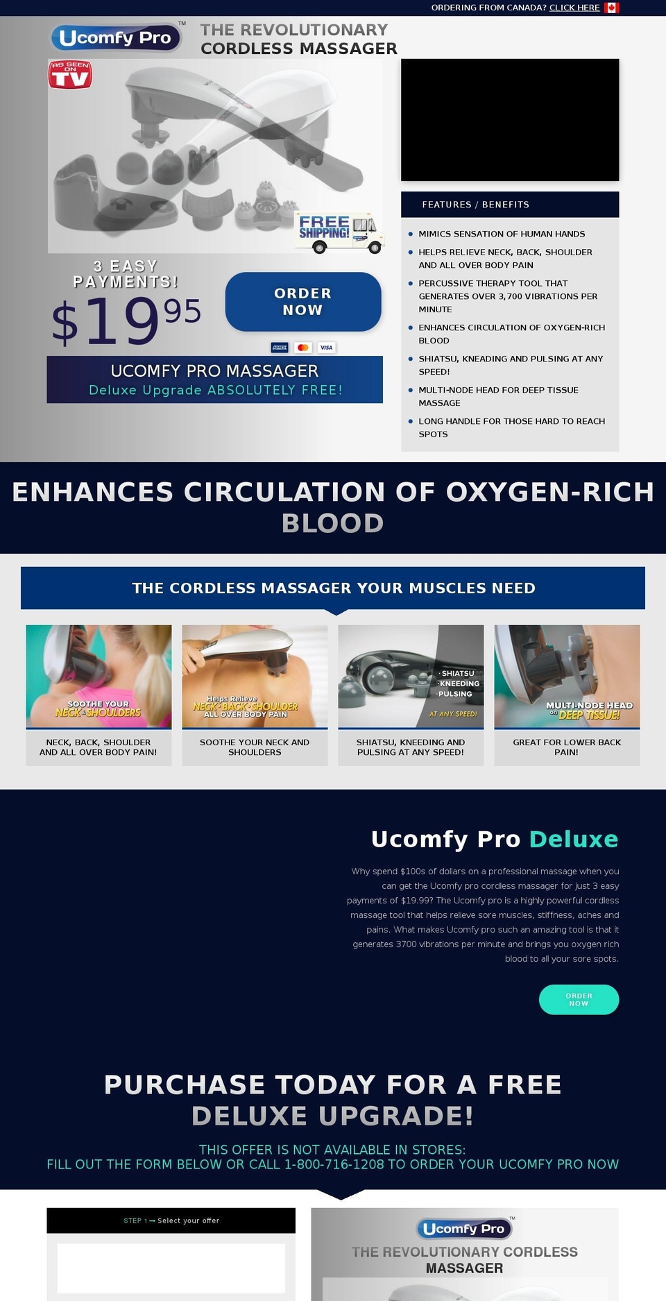 ucomfypro.com shopify website screenshot