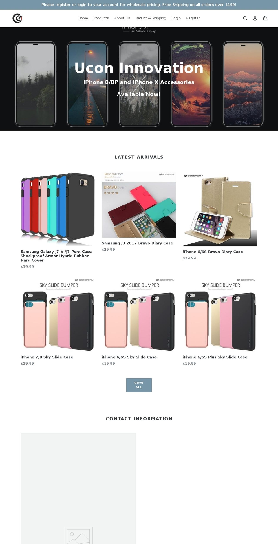 uconinnovation.com shopify website screenshot
