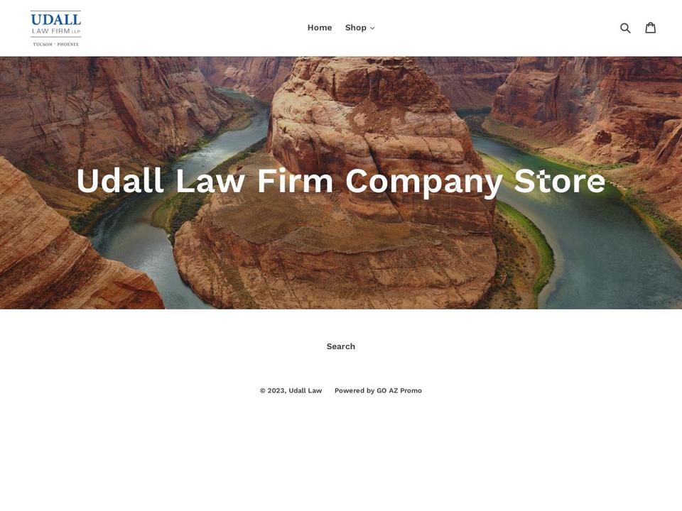 udalllawstore.com — Shopify storefront screenshot