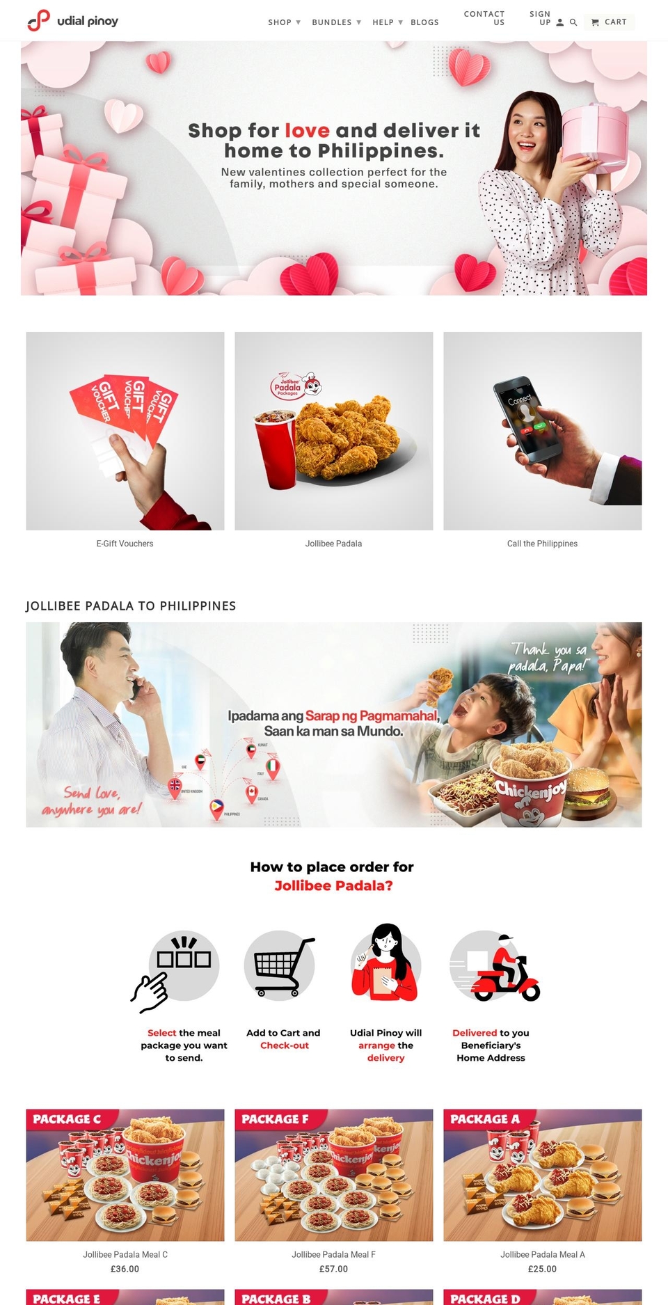 udialpinoy.com — Shopify storefront screenshot